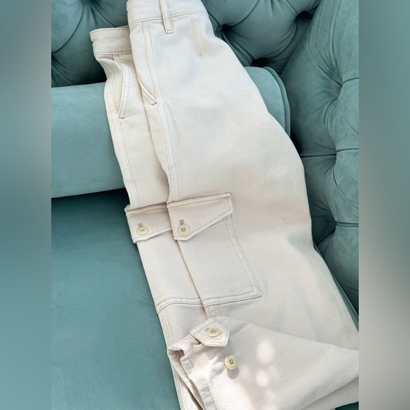 Aritzia Wilfred Modern Cargo Pants GD Birch Womens Size XS - Picture 4 of 7